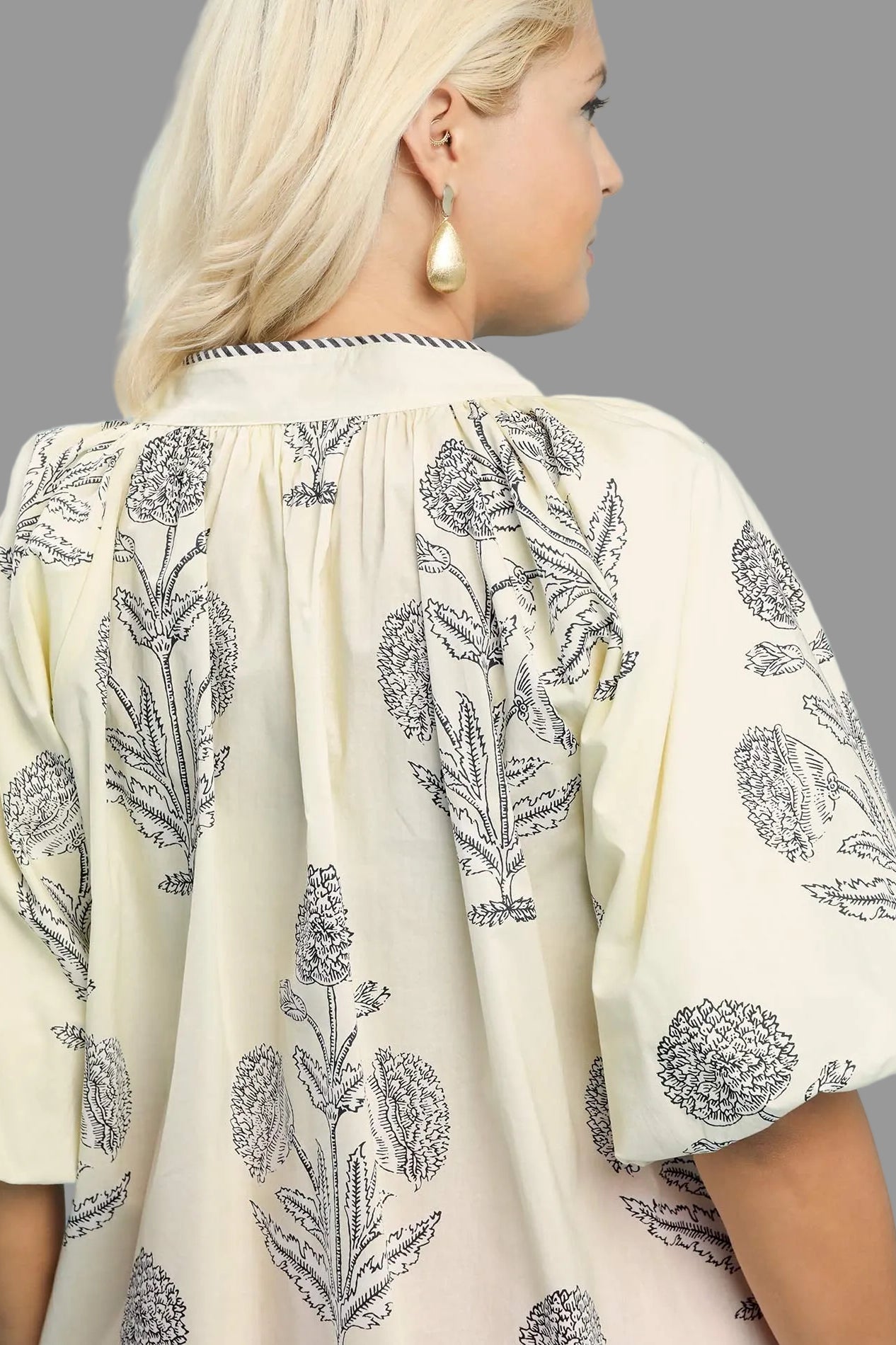 Floral Cotton Top