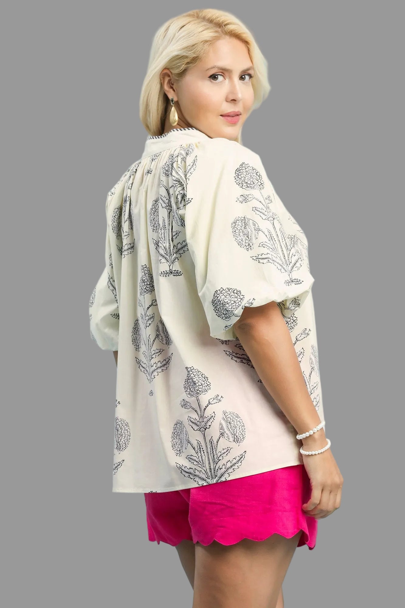 Floral Cotton Top