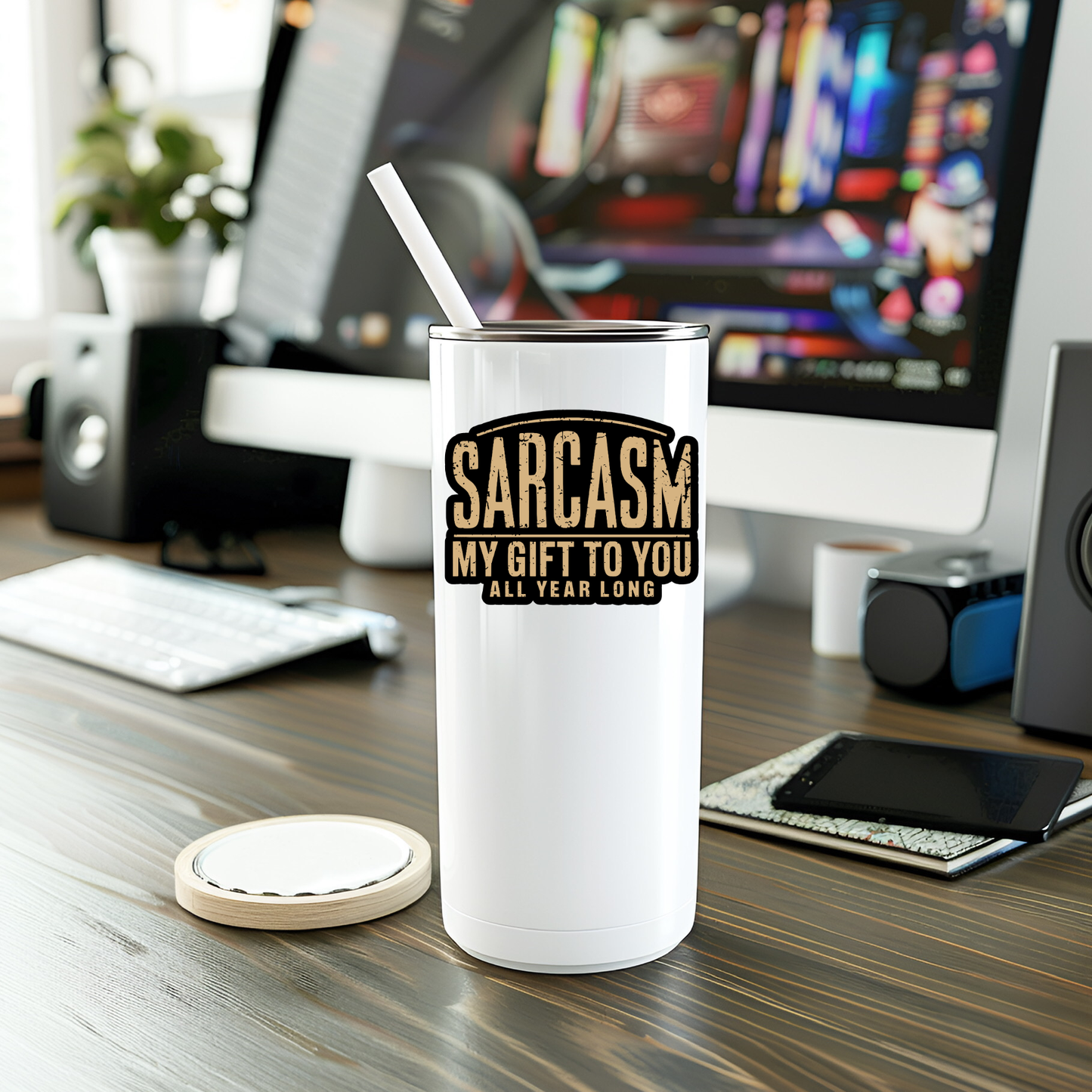 Sarcasm Vinyl Sticker