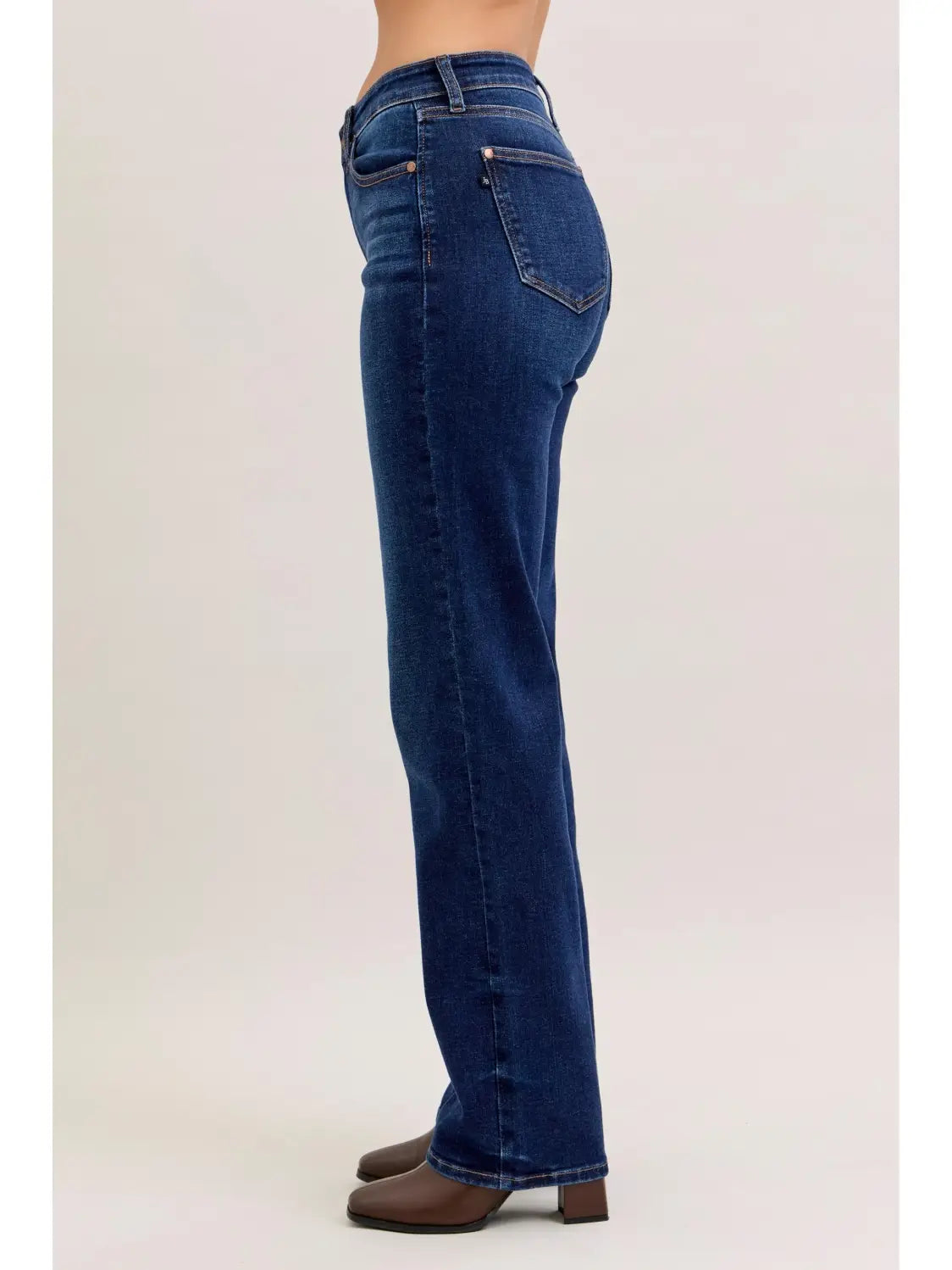 Judy Blue Mid-Rise 30” Straight Denim