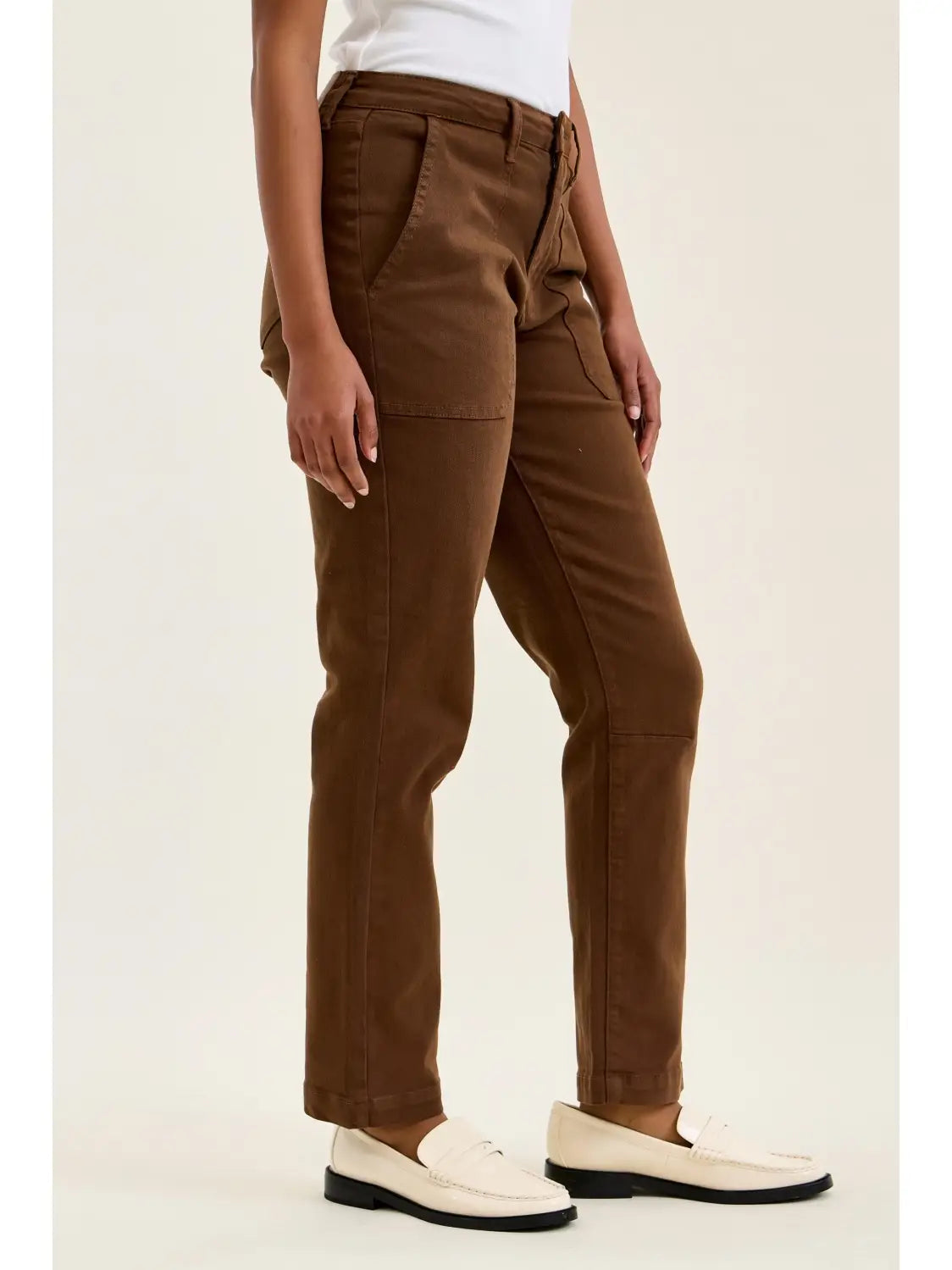 Judy Blue Aurora Pants Mahogony