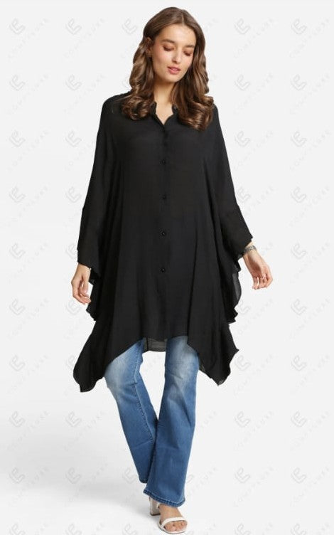 Oversized Gauze Shirt