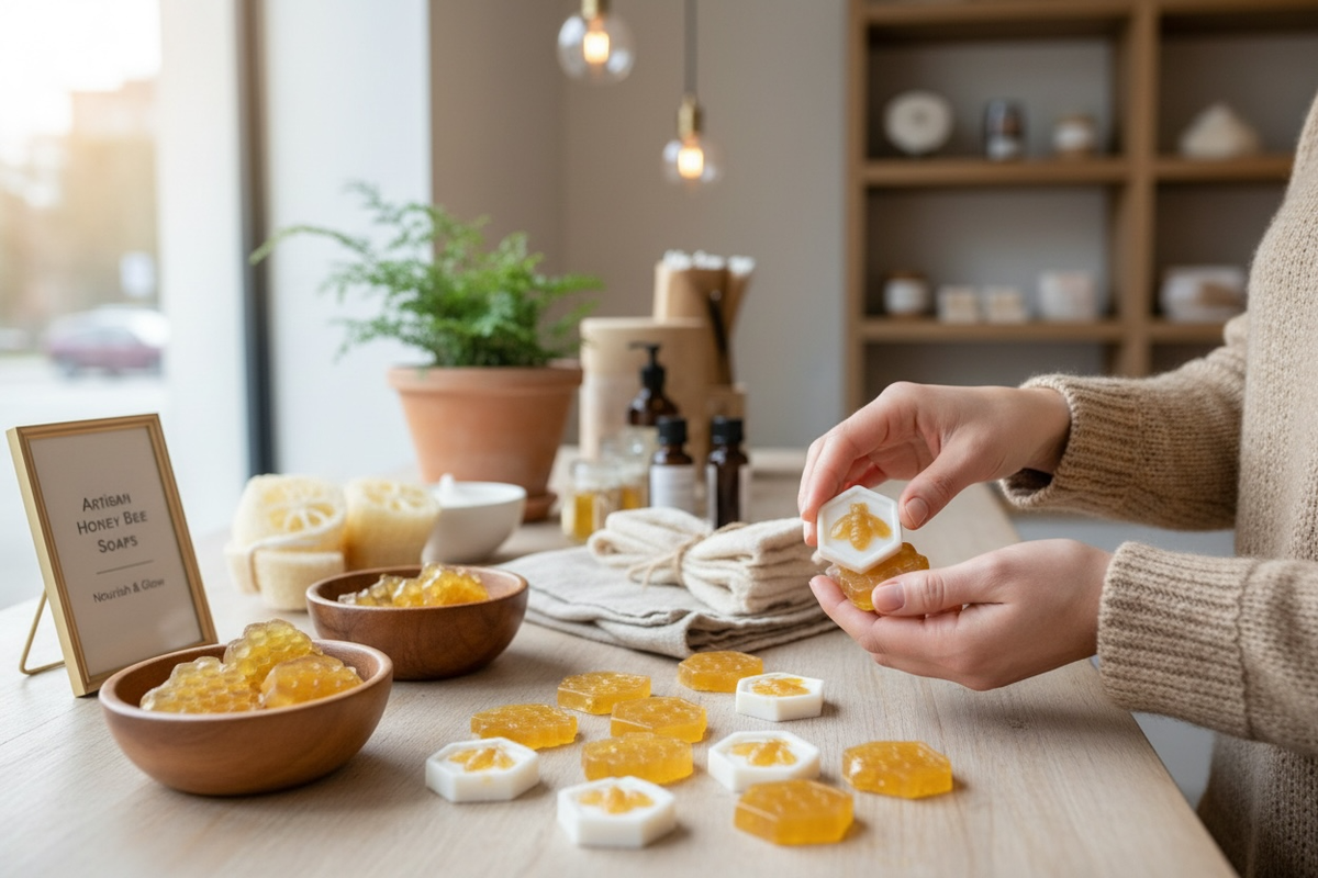 Honeycomb Soap Set
