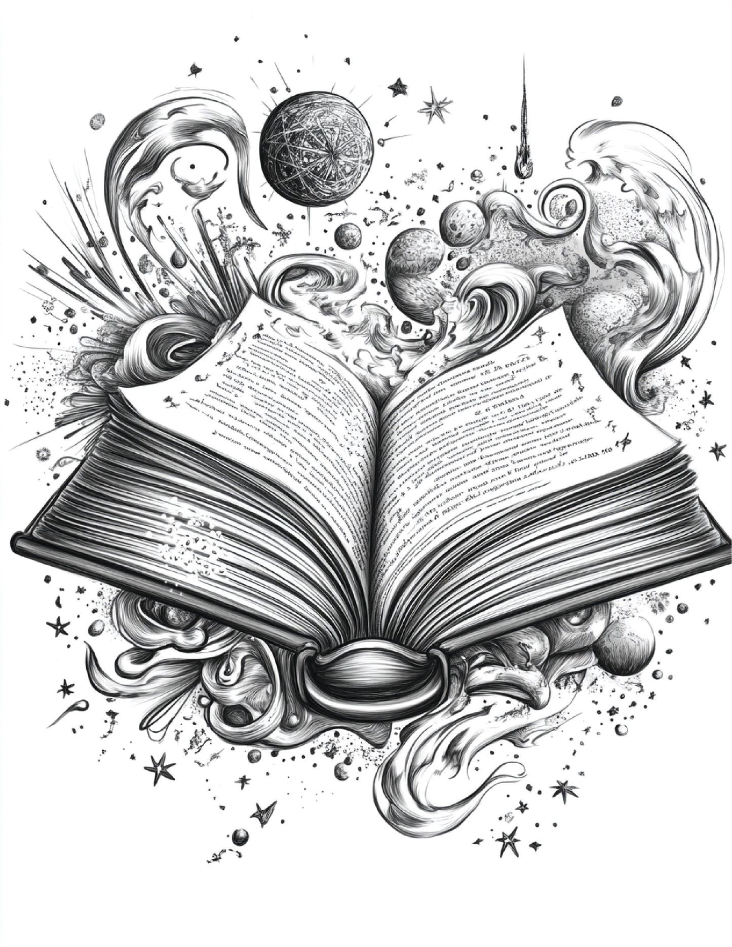 Bookish Coloring Sheets