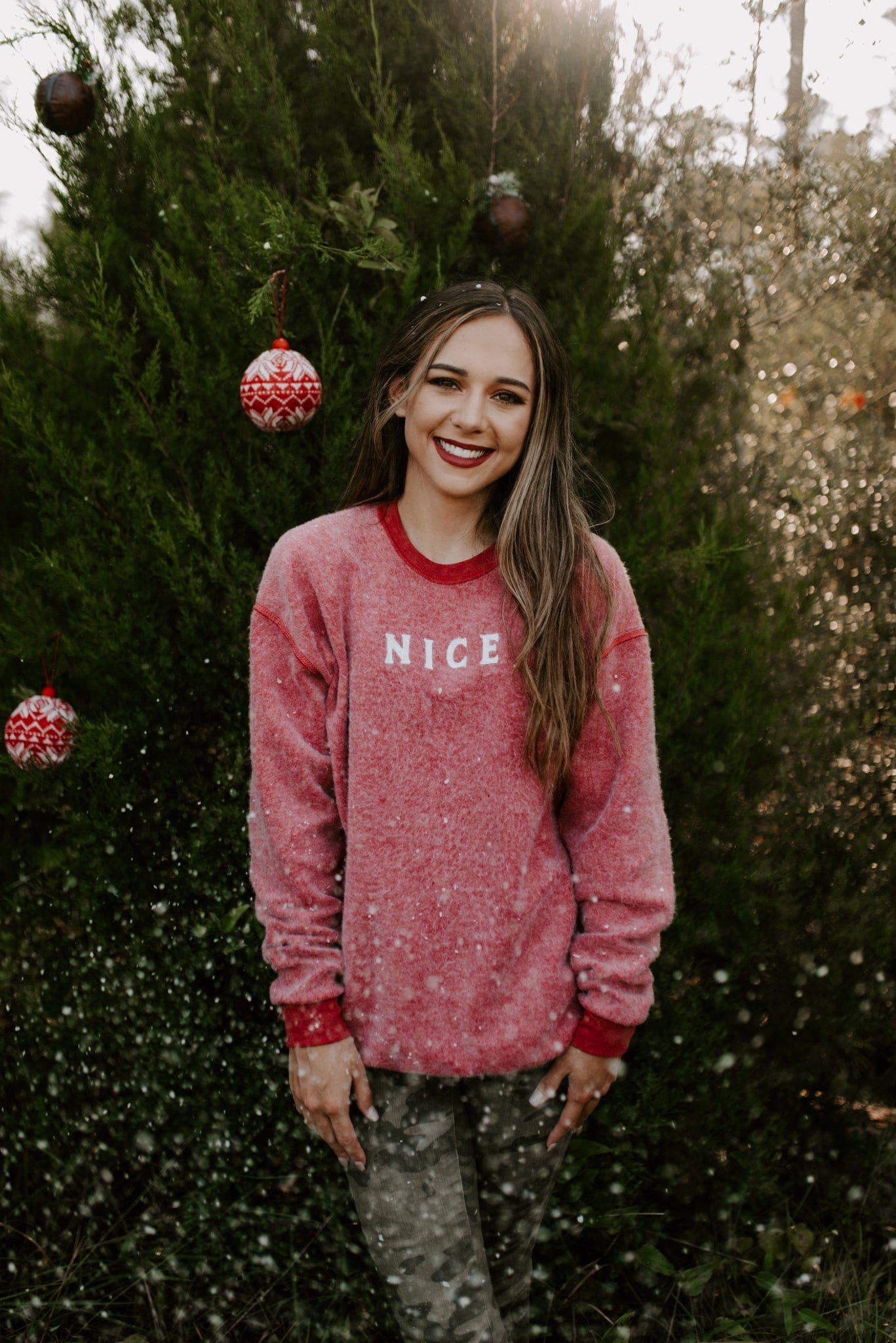 Naughty/Nice Reversible Sweatshirt