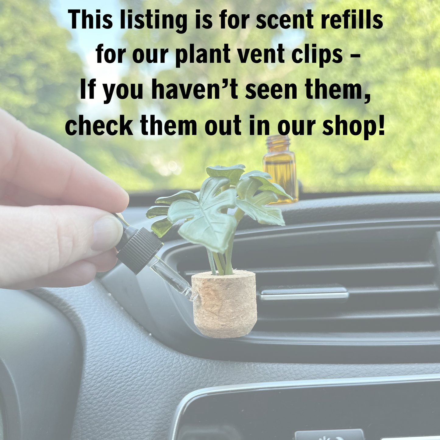 Plant Car Vent Diffuser Refills
