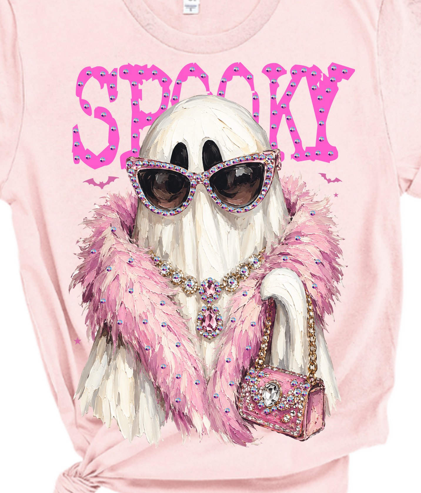 Spooky Rhinestone Graphic Tee