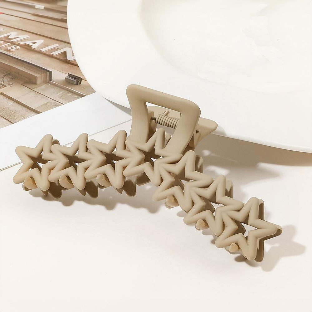 Starry Claw Hair Clip in Black, Brown or Beige