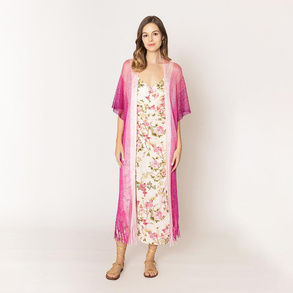 Striped Duster Kimono