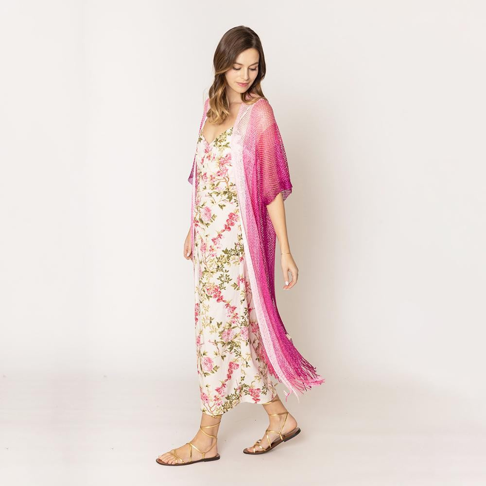 Striped Duster Kimono