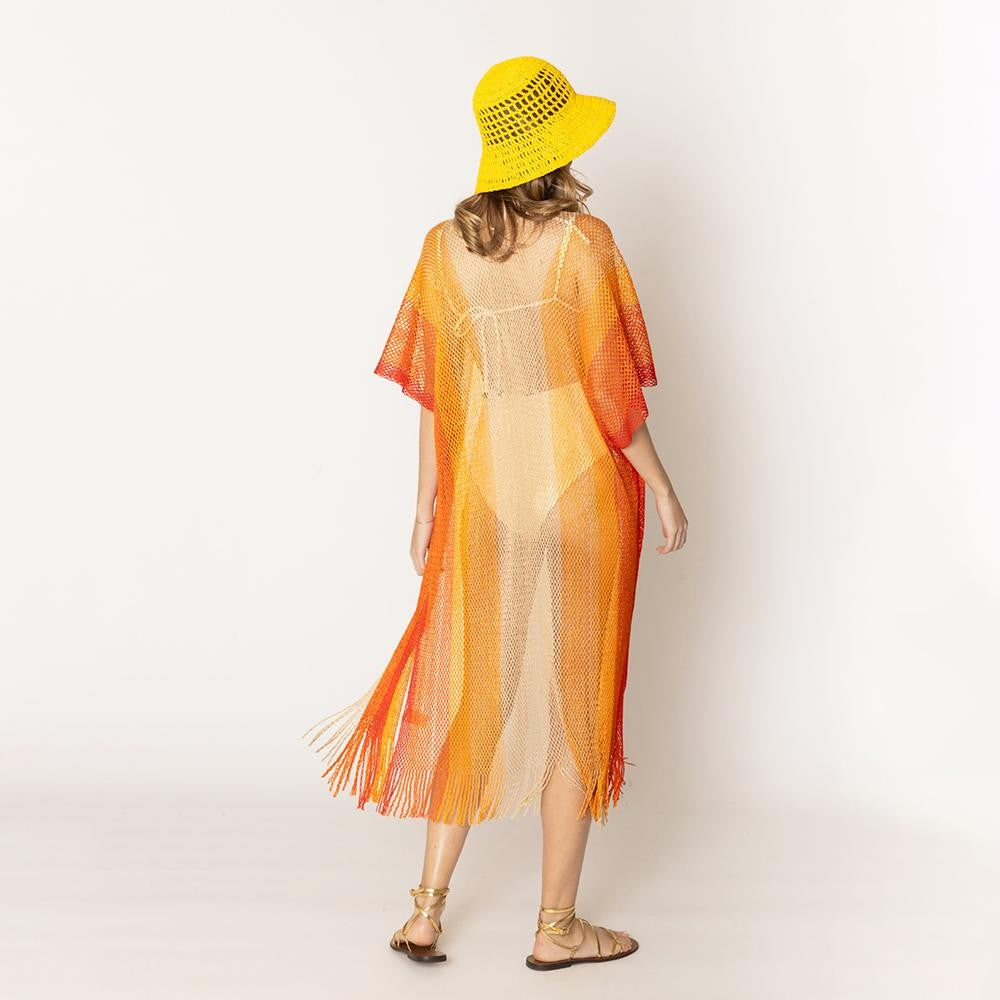 Striped Duster Kimono