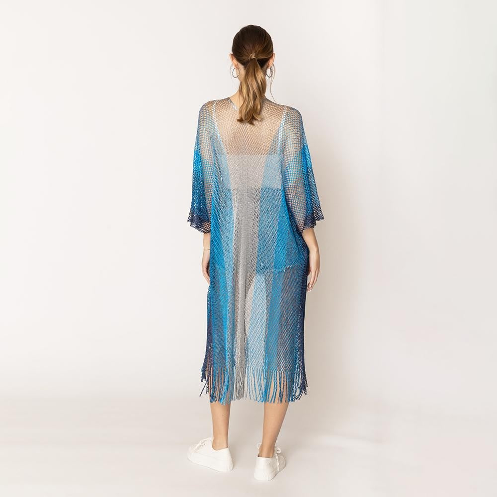 Striped Duster Kimono