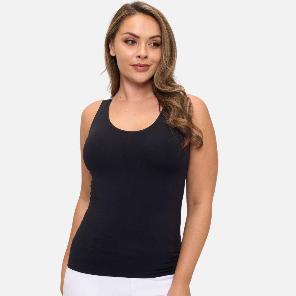 Reversible Seamless Tank Built In Bra