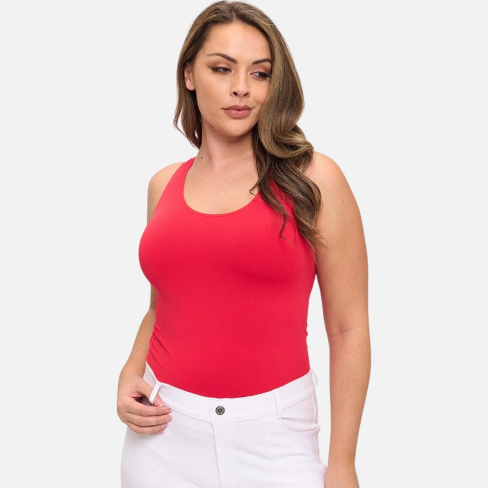Reversible Seamless Tank Built In Bra