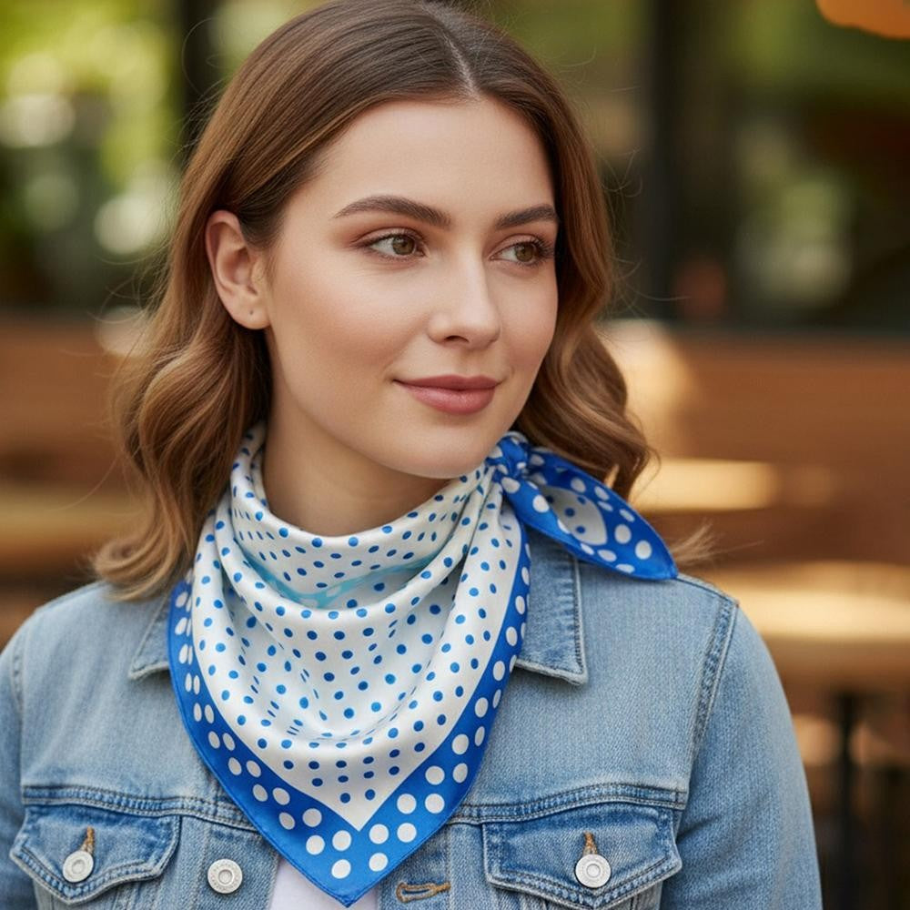 Square Silky Scarf