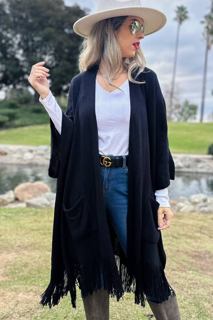 Soft Knit Ruana Cardigan