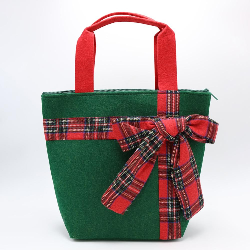 Felt Holiday Tote Bag