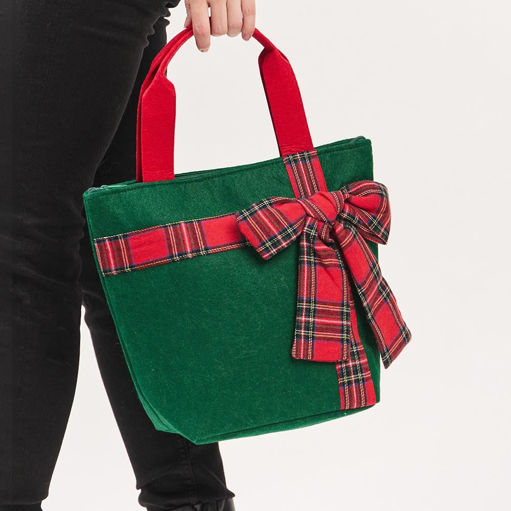 Felt Holiday Tote Bag