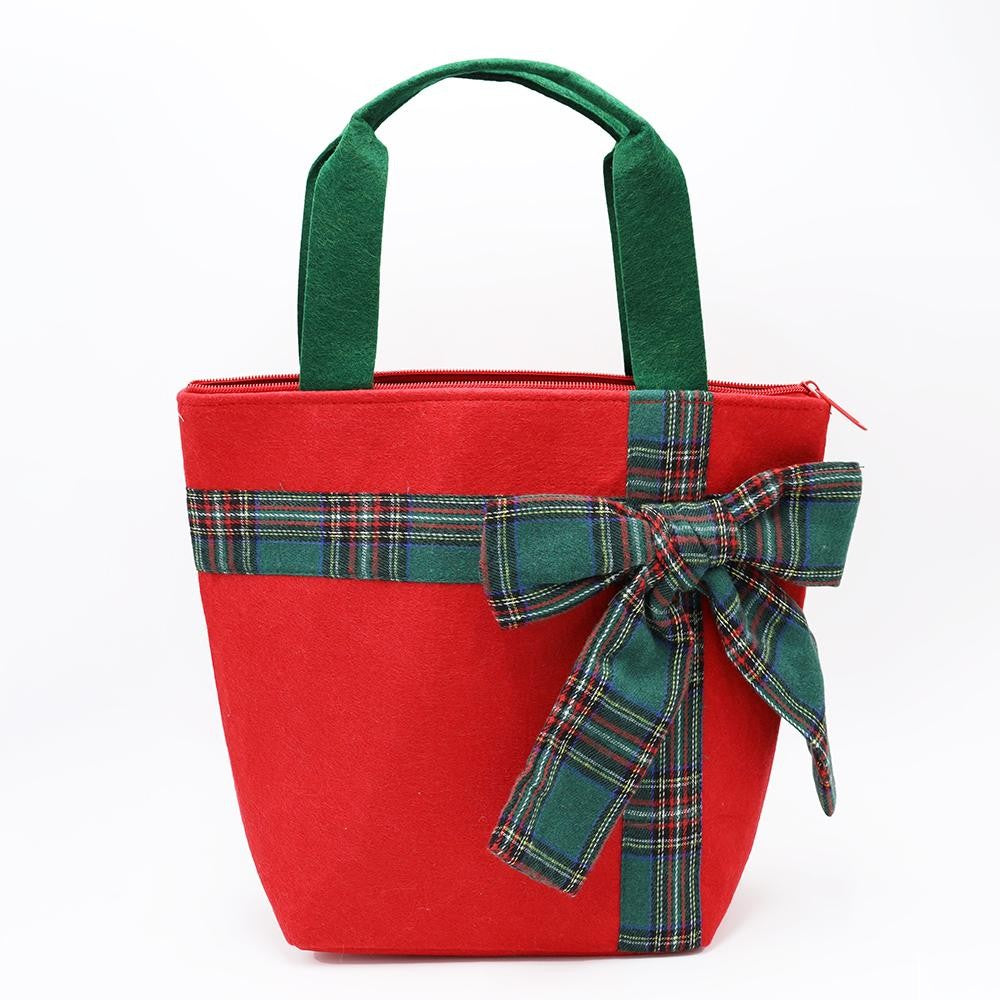 Felt Holiday Tote Bag