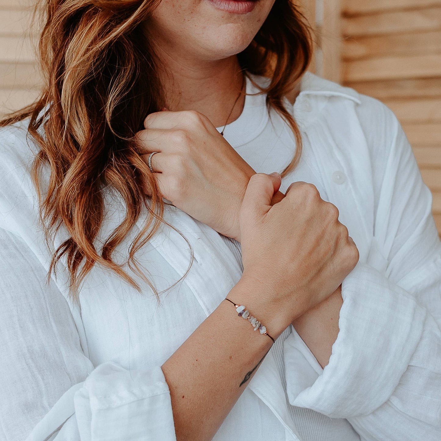 Grief Crystal & Copper Bracelet