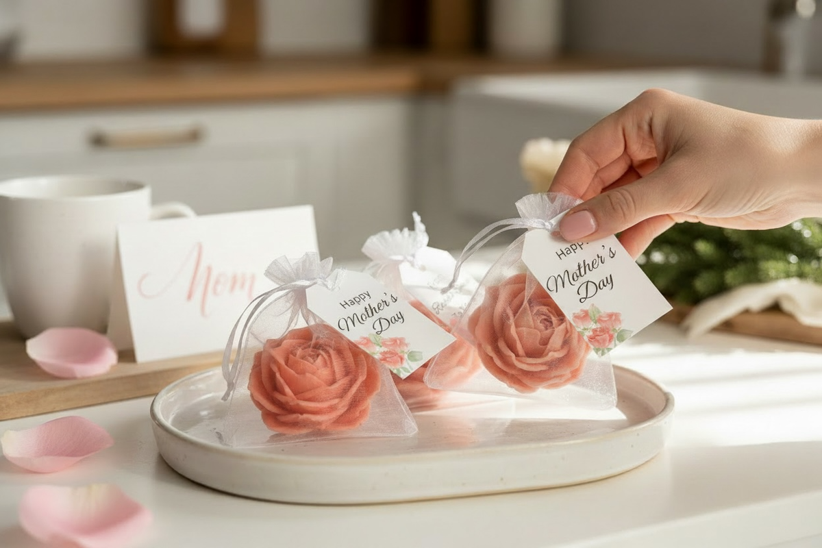 Rose Shaped Goat Milk Soap