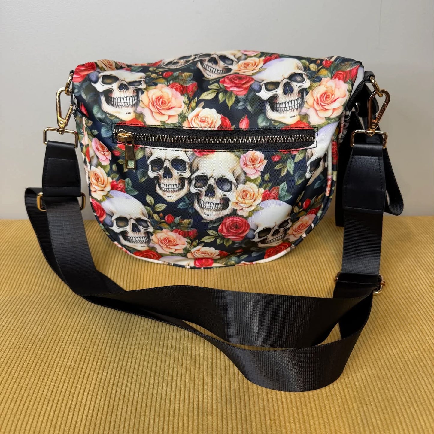 Skulls & Roses Crossbody Bag