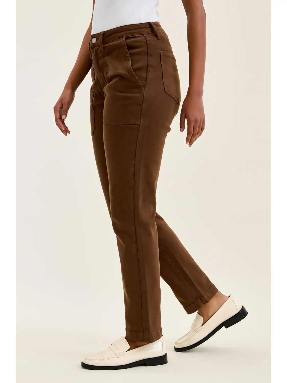 Judy Blue Aurora Pants Mahogony
