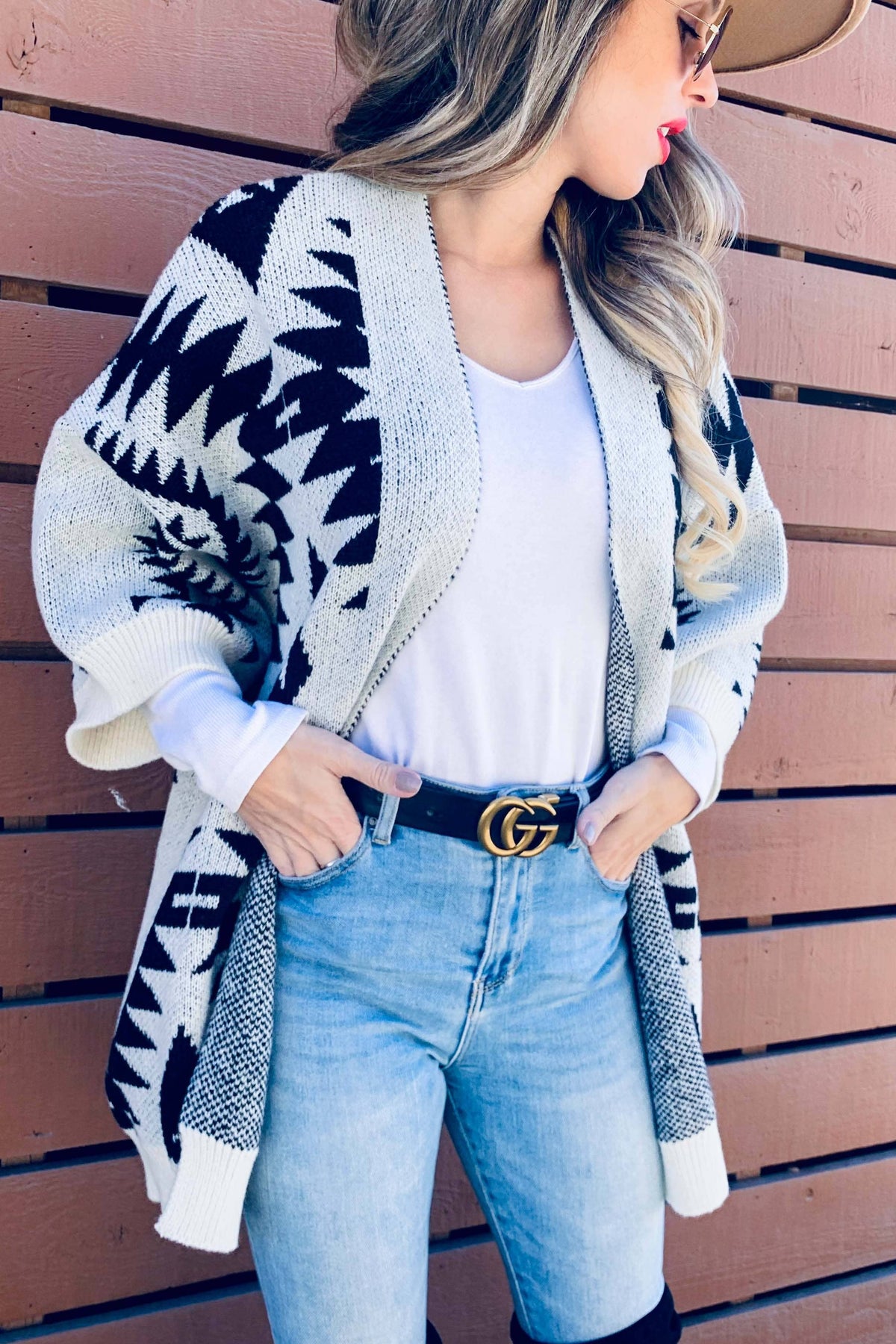 Western Boho Knit Cardigan