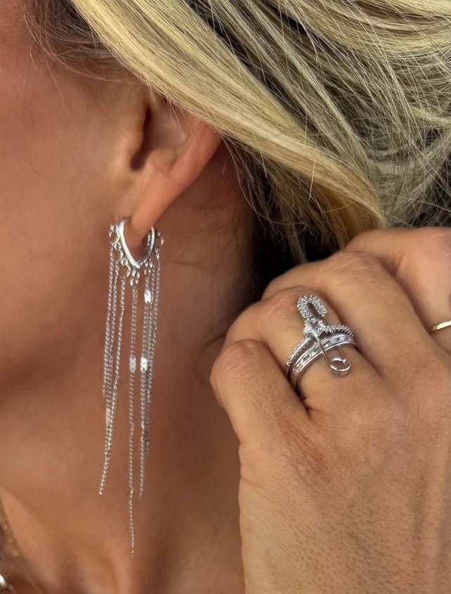 Adjustable Safety Pin Ring