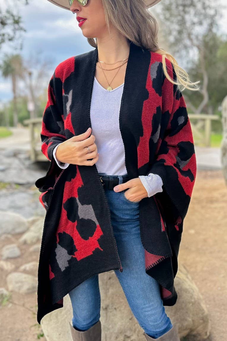 Leopard Kimono Cardigan