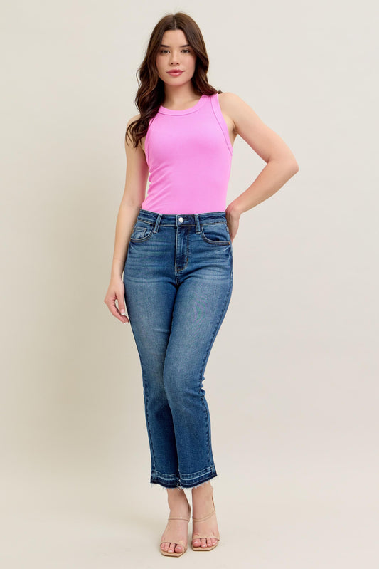 Judy Blue Vintage Kick Flare Crop