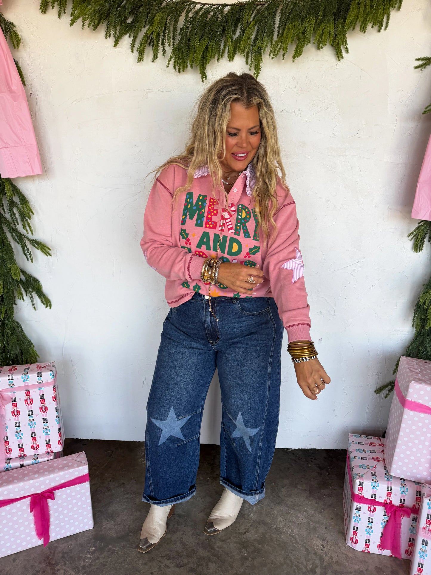 Holiday Collared Sweatshirt PREORDER