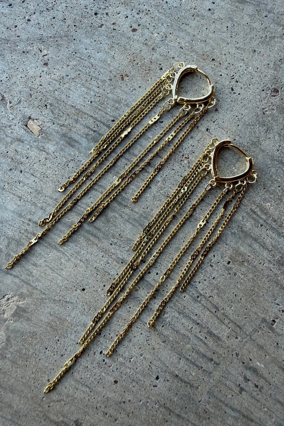 Fringe Hoop Earring