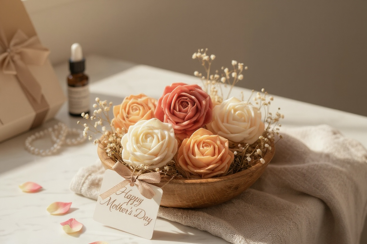 Rose Shaped Goat Milk Soap