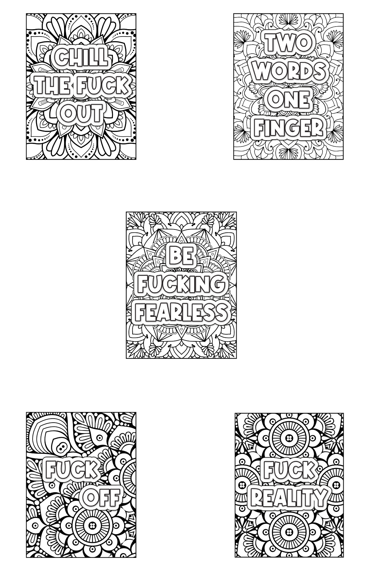 Be Fearless Coloring Sheets