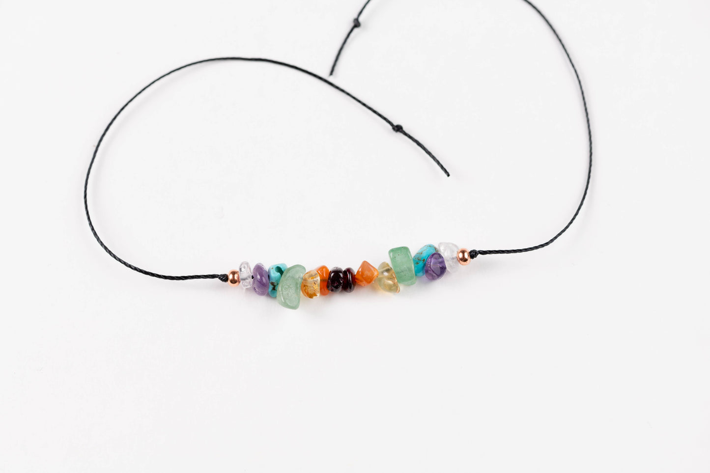 Chakra Balance Crystal & Copper Bracelet