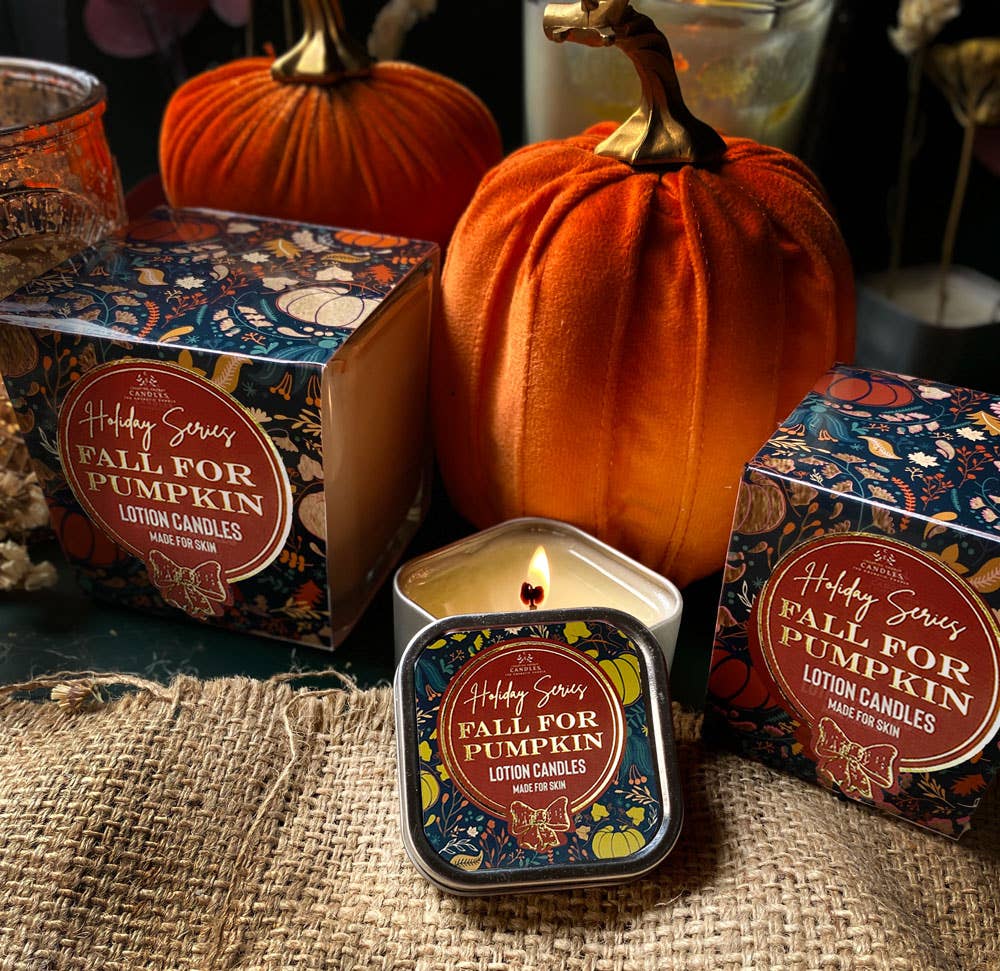 Creative Energy 2+1 Lotion Candle Fall For Pumpkin