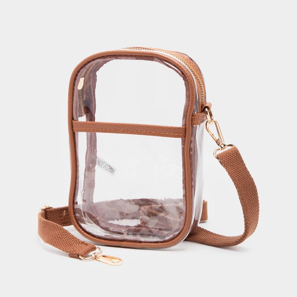 Transparent Rectangle Crossbody Bag