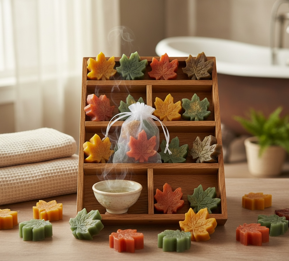 Fall Leaves Goat Milk Soap Set