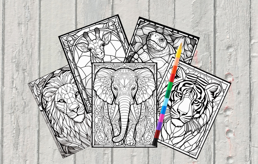 Adult Coloring Sheets Animals