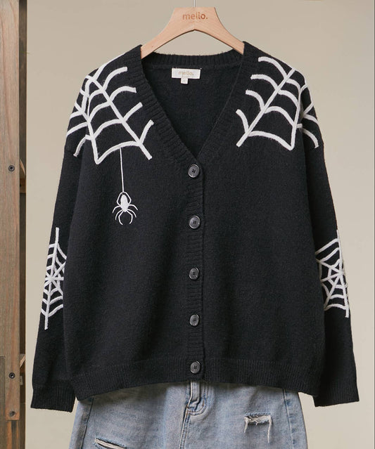 Spider Web Cardigan