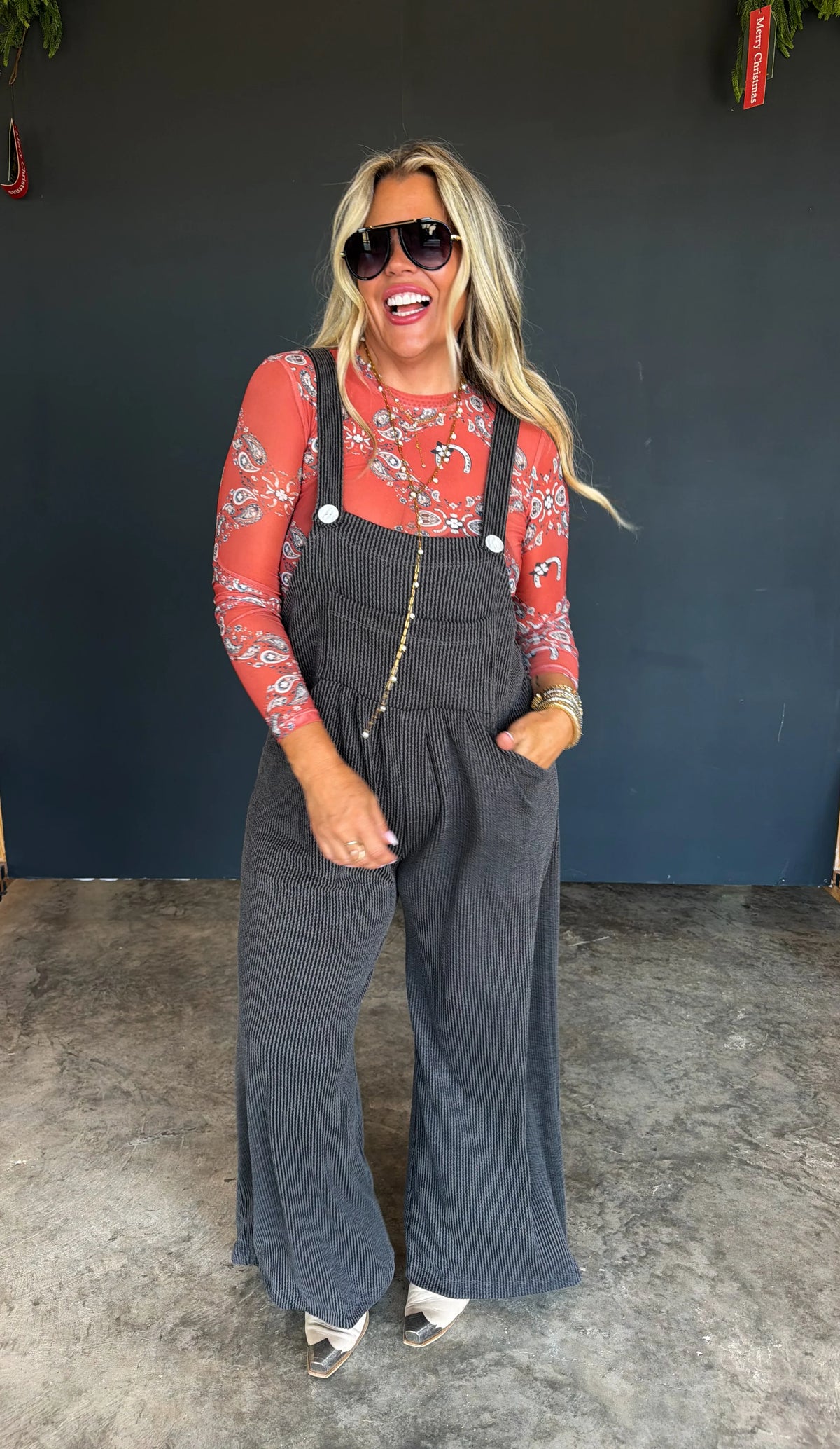 Comfy Knit Overalls