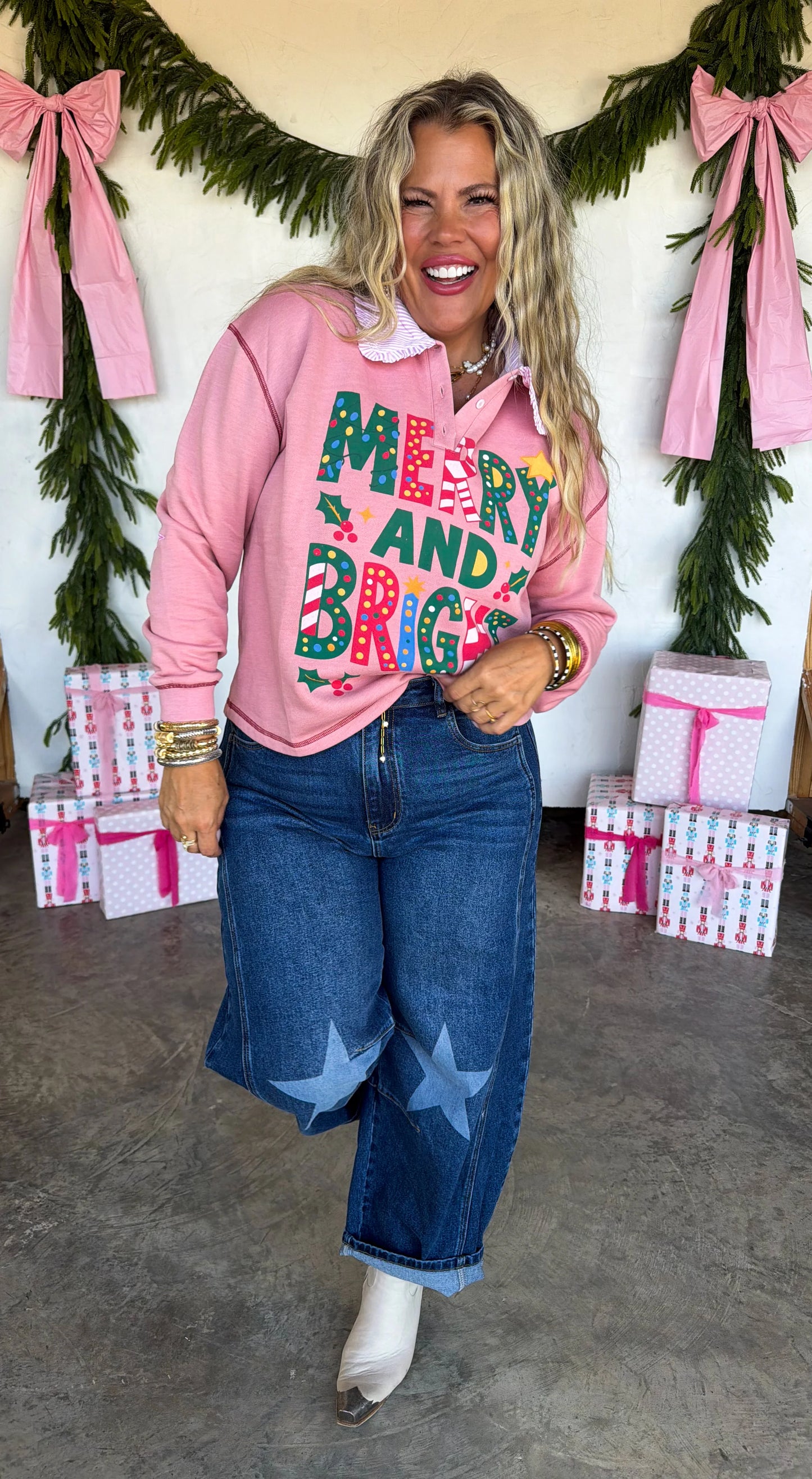 Holiday Collared Sweatshirt PREORDER
