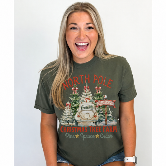 *North Pole Christmas Tree Farm Tee
