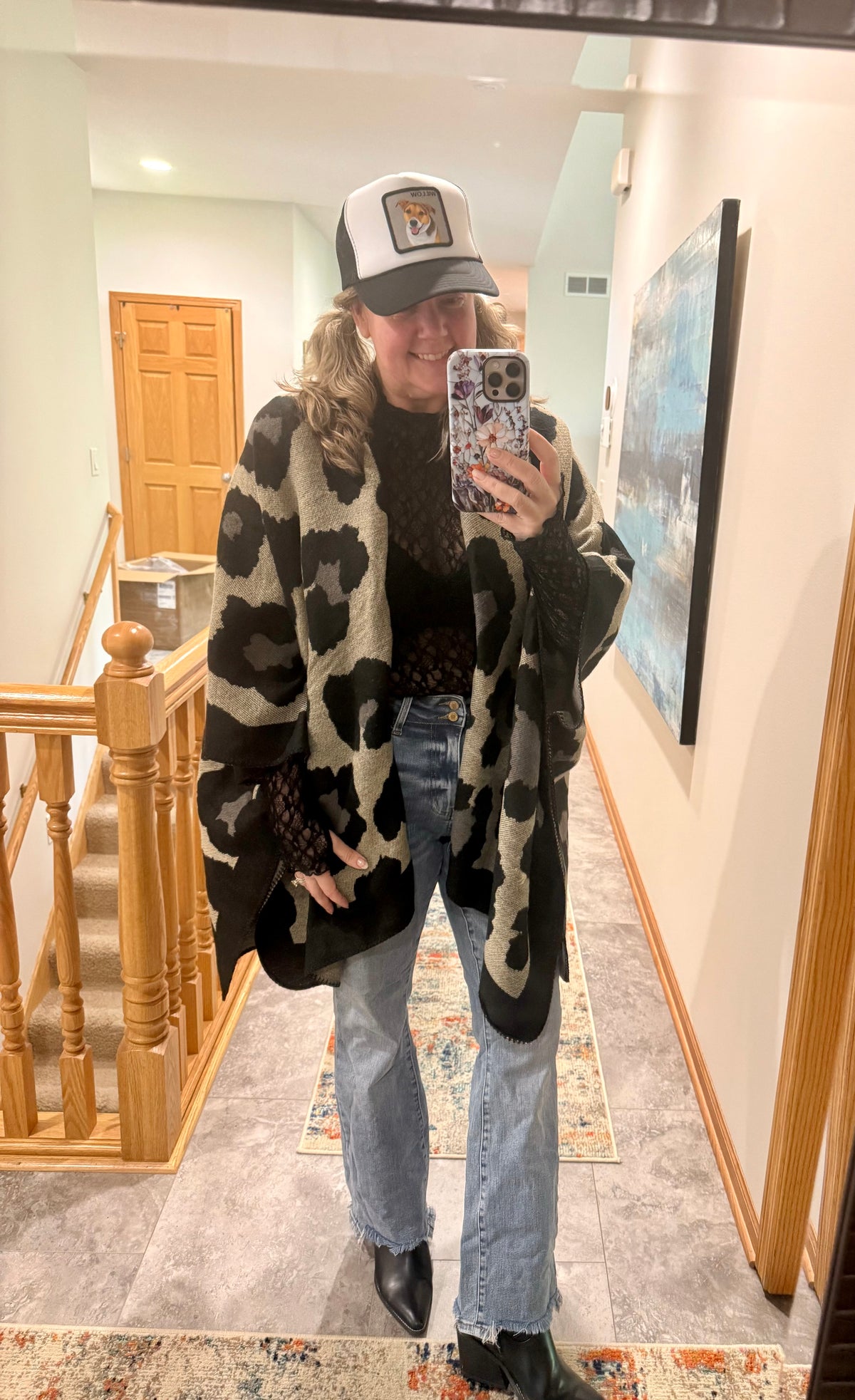 Leopard Kimono Cardigan