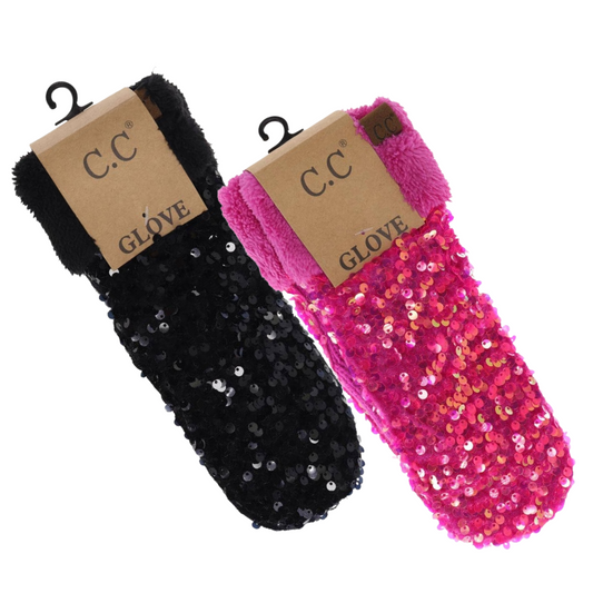 Sequin Mittens