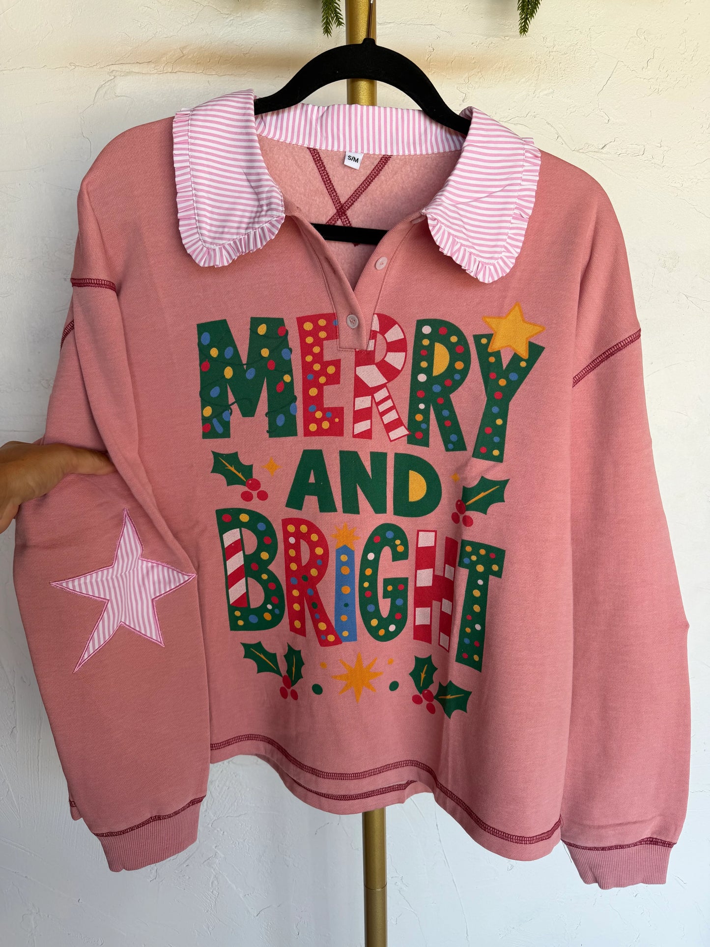 Holiday Collared Sweatshirt PREORDER