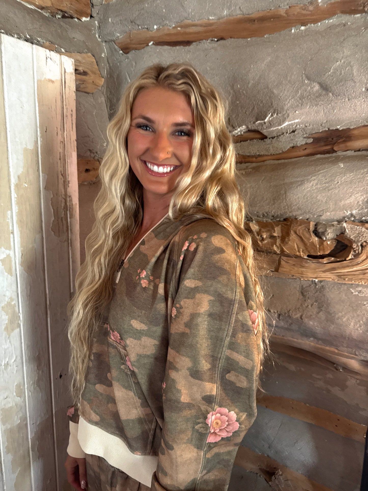 Washed Camo Hoodie