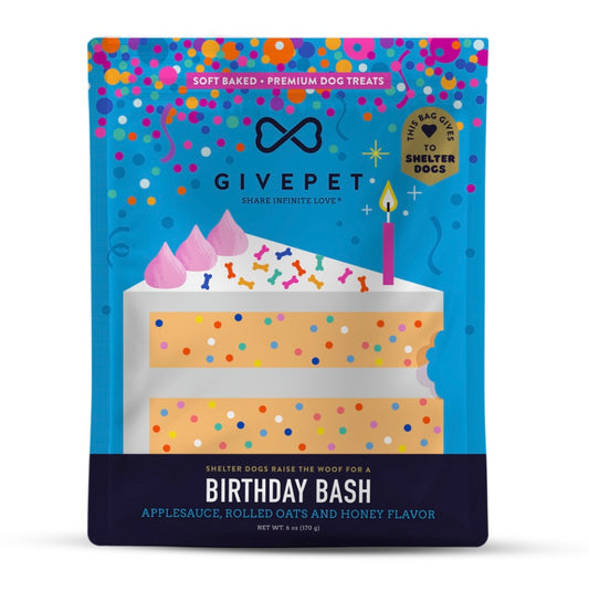 GivePet Birthday Bash Premium Soft Baked Dog Treats