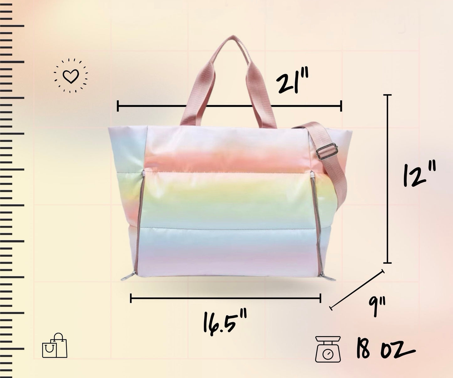 Oversized Puffer Tote